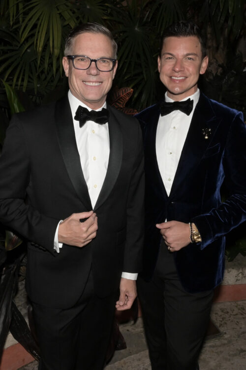 Alan Randolph, Steven Rodriguez at the 67th Vizcaya Ball