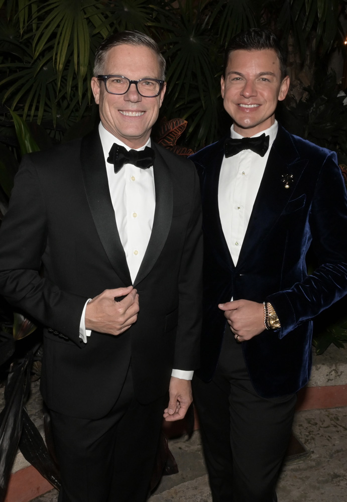 Alan Randolph, Steven Rodriguez at the 67th Vizcaya Ball