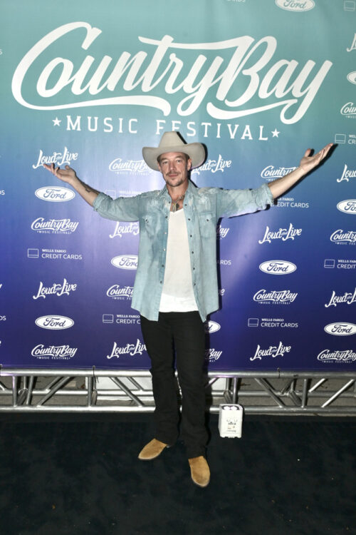 Diplo backstage at the 2nd Country Bay Music Festival at Miami Marine Stadium in Key Biscayne