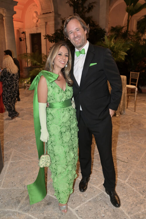 Elizabeth Costa de Rusch and Philipp Rusch at the 67th Vizcaya Ball