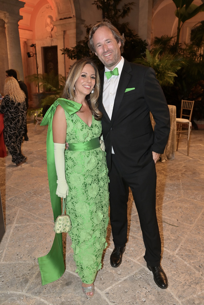 Elizabeth Costa de Rusch and Philipp Rusch at the 67th Vizcaya Ball