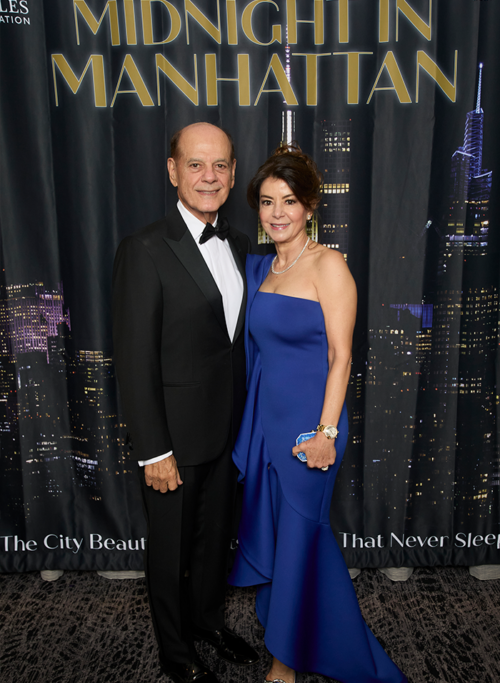 Honoree Cesar L. Alvarez with spouse Cristina Pereyra-Alvarez