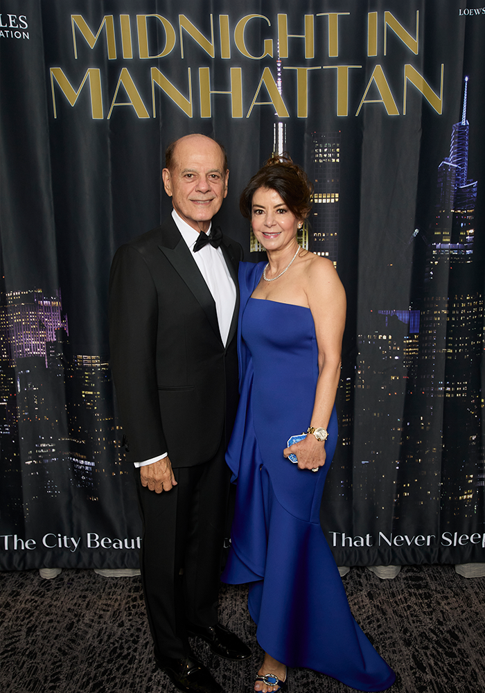 Honoree Cesar L. Alvarez with spouse Cristina Pereyra-Alvarez