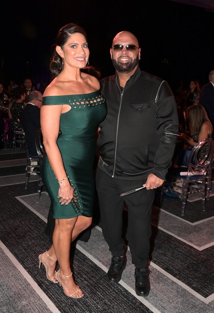 Joett Mendez and Lazaro Mendez aka DJ LAZ at the Nicklaus Children's Hospital Foundation's 17th Annual Diamond Ball at the Loews Miami Beach