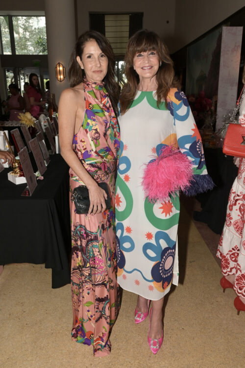 Lana Bernstein and Beth Tasca at Women of Tomorrow's Rosé Day at Soho Beach House