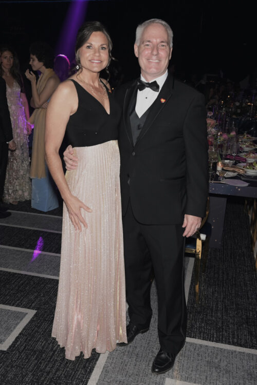 Nicklaus Children's Hospital CEO Matthew A. Love and his wife Lisa love at the Nicklaus Children's Hospital Foundation's 17th Annual Diamond Ball