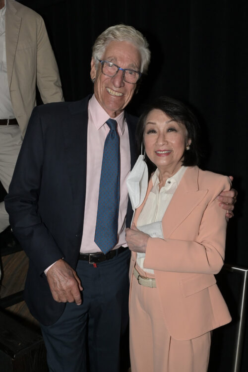 Maury Povich and Connie Chung at the Miami Book Fair 2024