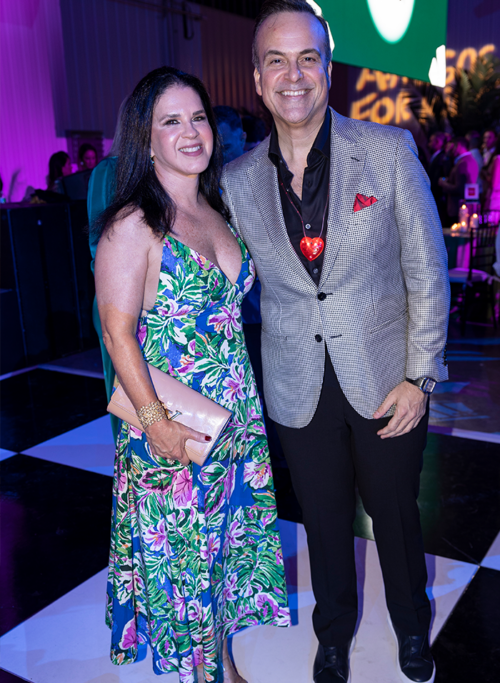 Roxana Fernandez and Jorge Plasencia at Amigos Night 2024