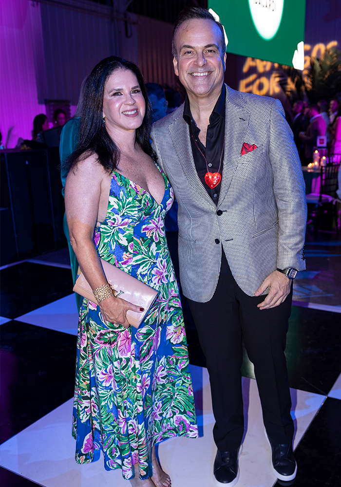 Roxana Fernandez and Jorge Plasencia at Amigos Night 2024