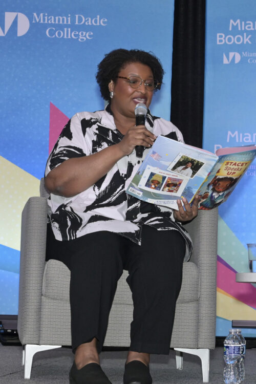 Stacey Abrams at the Miami Book Fair 2024