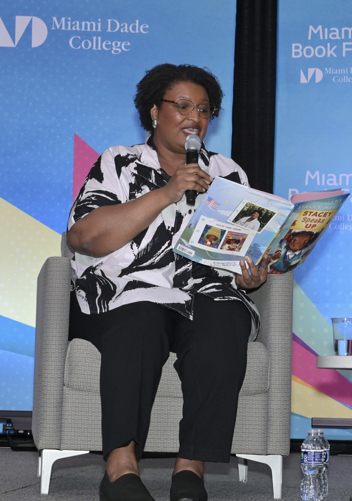 Stacey Abrams at the Miami Book Fair 2024