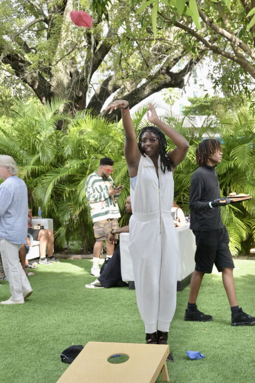 Zaya Wade at the First When We Gather Food and Wine Festival at The Urban in Overtown