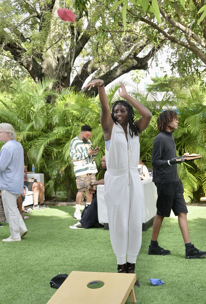 Zaya Wade at the First When We Gather Food and Wine Festival at The Urban in Overtown