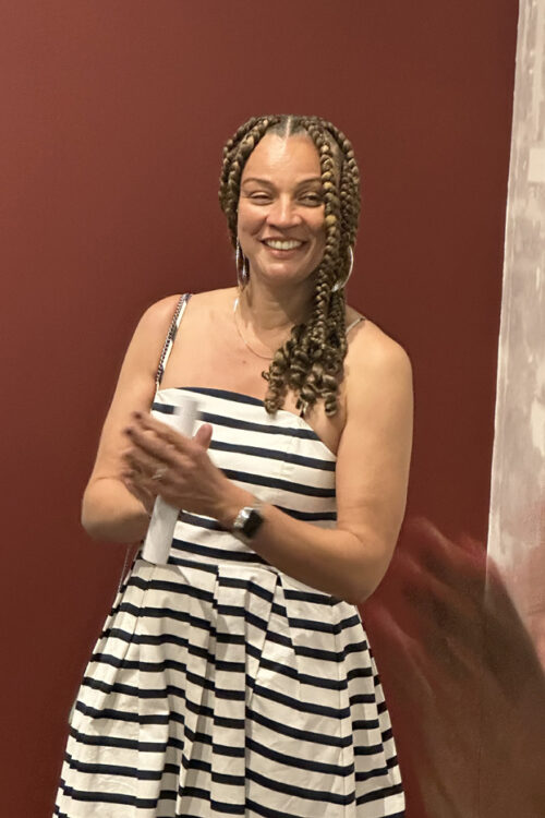 Artist Calida Rawles at the PAMM during Miami Art Week 2024