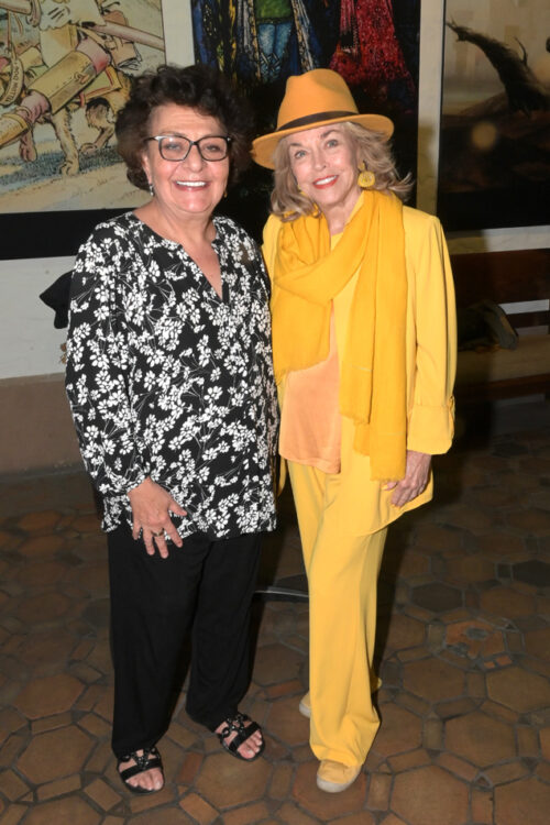 Caroline Lewis, Founder, The CLEO Institute and Pat Mitchell at the Women Leaders in Climate Action at The Wolfsonian-FIU on Miami Beach