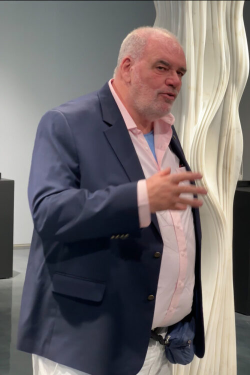 Piero Atchugarry at the Miami Art Week edition on Progressive Art Brunch at Atchugarry gallery