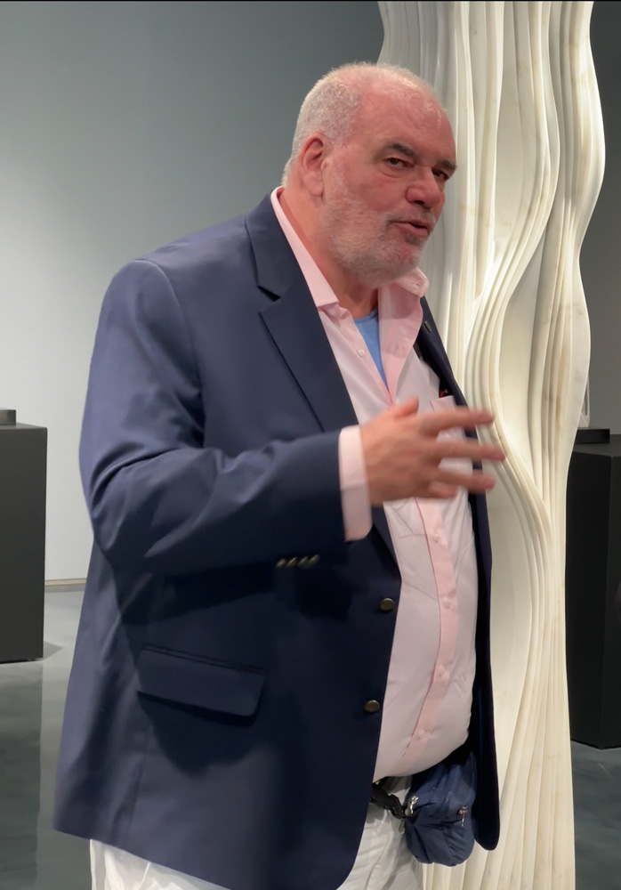 Piero Atchugarry at the Miami Art Week edition on Progressive Art Brunch at Atchugarry gallery