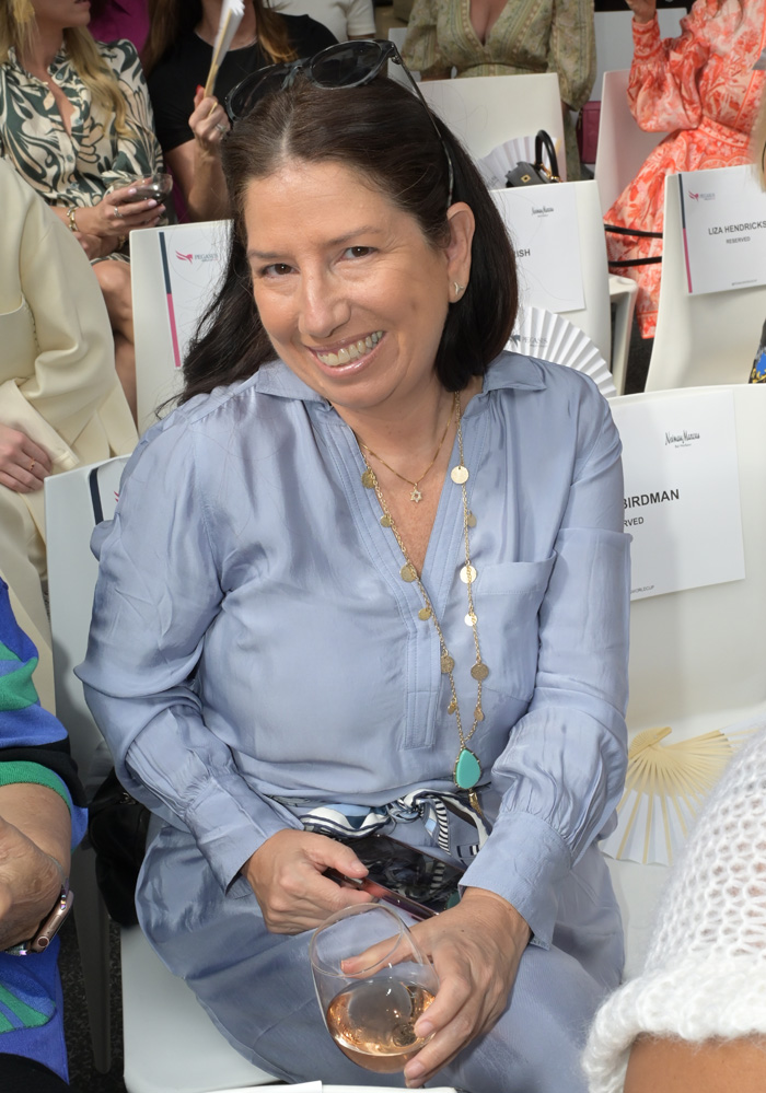 Jacquelynn Powers at the Pegasus "Off to the Races" Neiman Marcus fashion show and luncheon to benefit Style Saves at Bal Harbour Shops