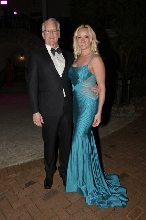 Andy and Tatsiana Ansin at the 2025 Gala in the Garden at Fairchild Gardens