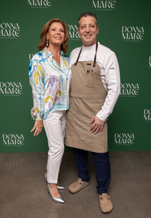 Angela Soli & Chef Luigi Iannuario (photo by World Red Eye)