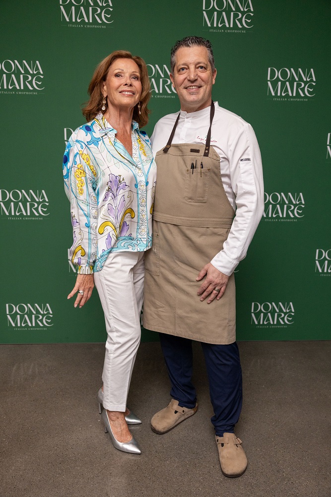 Angela Soli & Chef Luigi Iannuario (photo by World Red Eye)