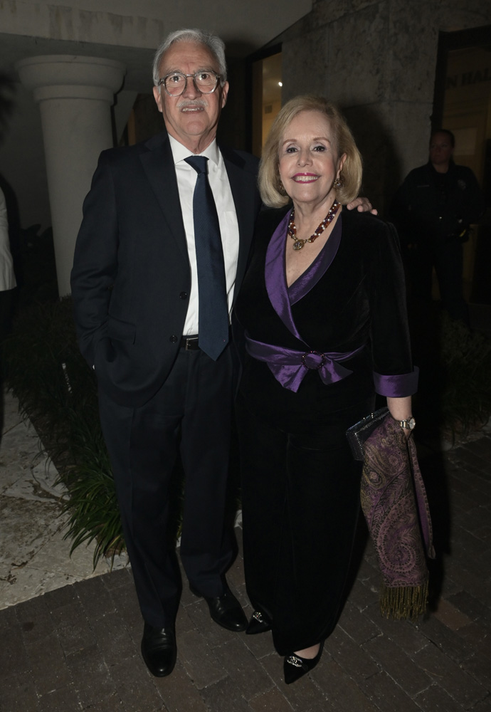 Fernando Petit and Aida Levitan at the Centennial Gala at the Coral Gables Museum