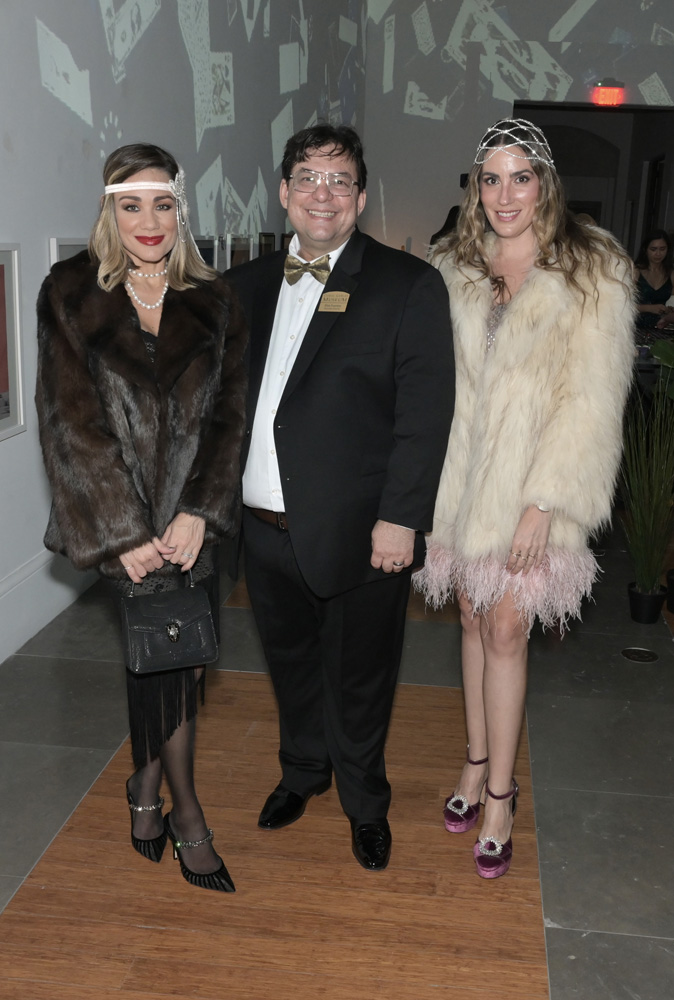 Gloria Ordaz, Elvis Fuentes, and Luly Valls at the Centennial Gala at the Coral Gables Museum