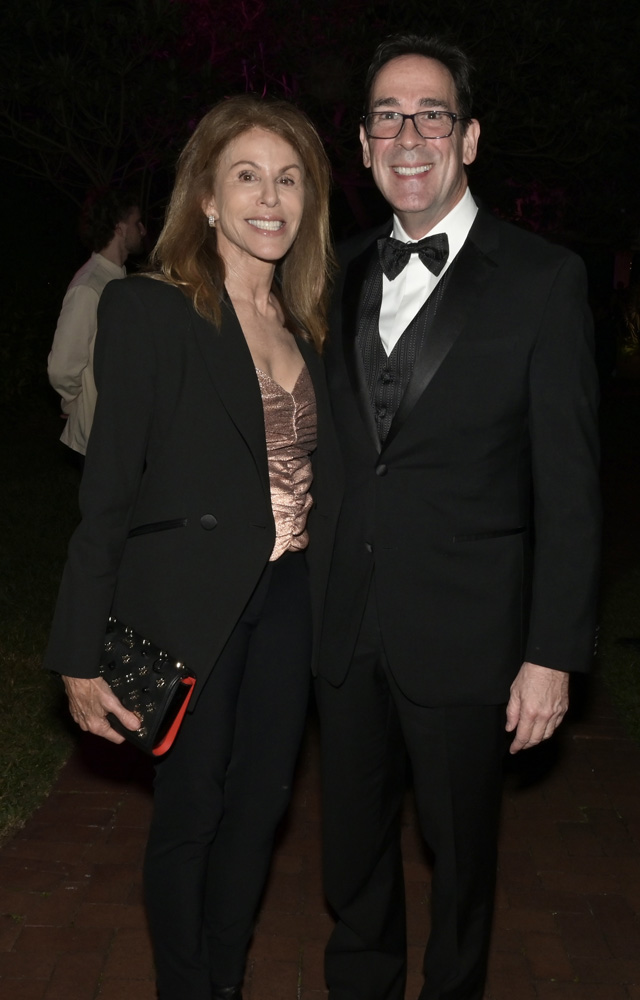 Leslie Miller Saiontz and Alan Heldman at the 2025 Gala in the Garden at Fairchild Gardens