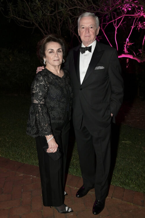 Margarita and Armando Codina at the 2025 Gala in the Garden at Fairchild Gardens