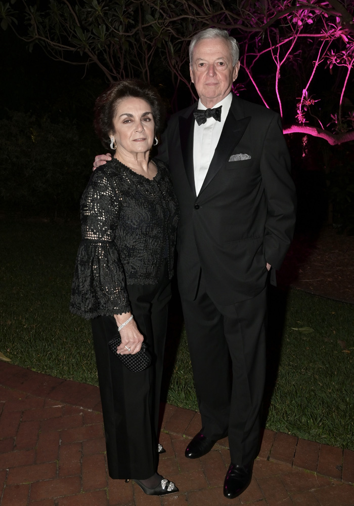 Margarita and Armando Codina at the 2025 Gala in the Garden at Fairchild Gardens