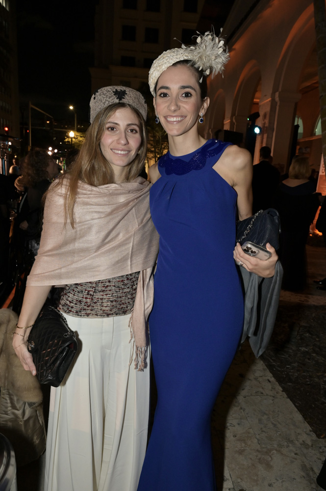 Mayra Otaola and Mischka Capriles at the Centennial Gala at the Coral Gables Museum