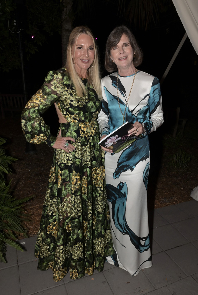 Sissy DeMaria-Koehne and Barbara Tria at the 2025 Gala in the Garden at Fairchild Gardens