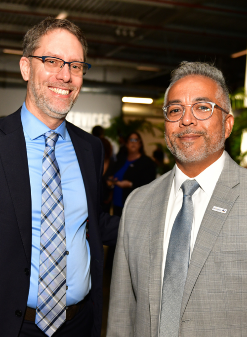 Eric Bluestein (Dolan Dobrinsky Rosenblum Bluestein) and Alex Jimenez (City National Bank)